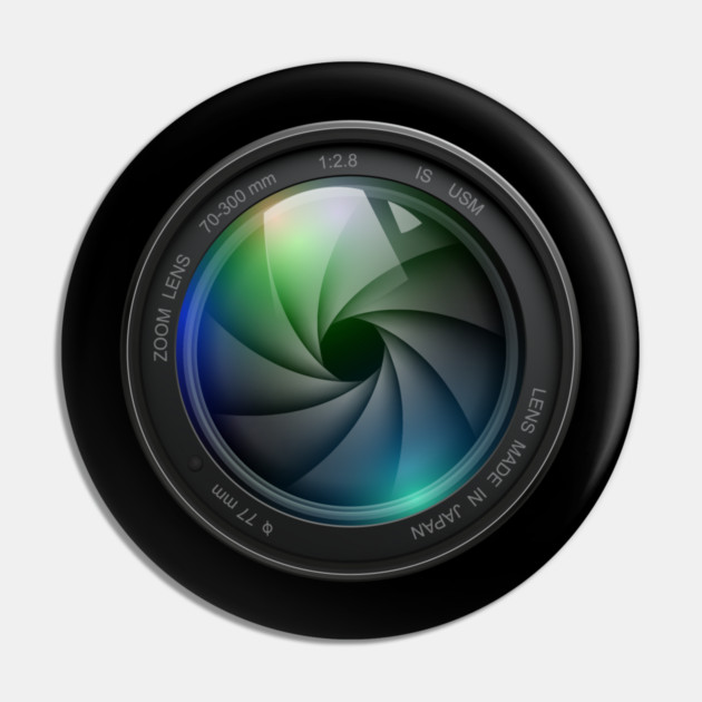 Aperture Lens Pin by Litehouse Tees