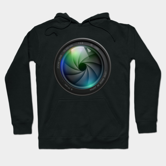 Aperture Lens Hoodie by Litehouse Tees