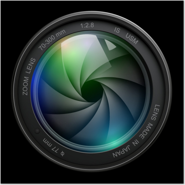 Aperture Lens Wall Art by Litehouse Tees