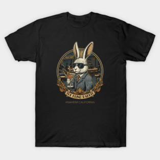 The Blind Rabbit Speakeasy Anaheim California Lounge Bar Distressed Look T-Shirt