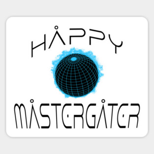 funny irreverent Happy MasterGater design Sticker