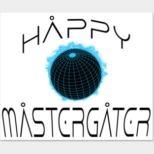 funny irreverent Happy MasterGater design Posters and Art