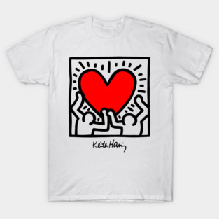 Dancing Happy Lovers - Keith Haring (Valentine) T-Shirt