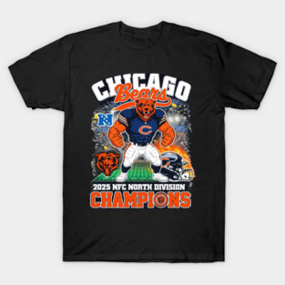 Chicago Bears 2025 NFC North Champions T Shirt – Won That Football T-Shirt