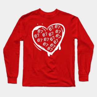 Graffiti 67 Heart Long Sleeve T-Shirt