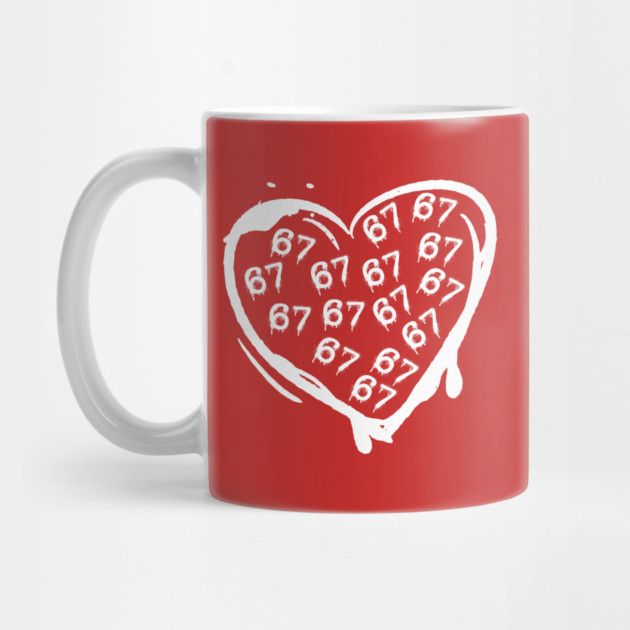 Graffiti 67 Heart by Creatifly Graphic Tees