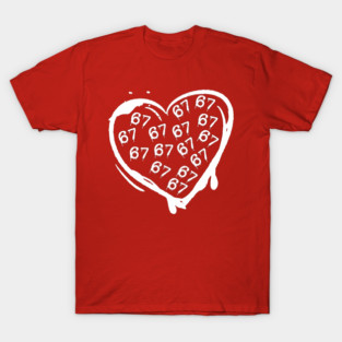 Graffiti 67 Heart T-Shirt
