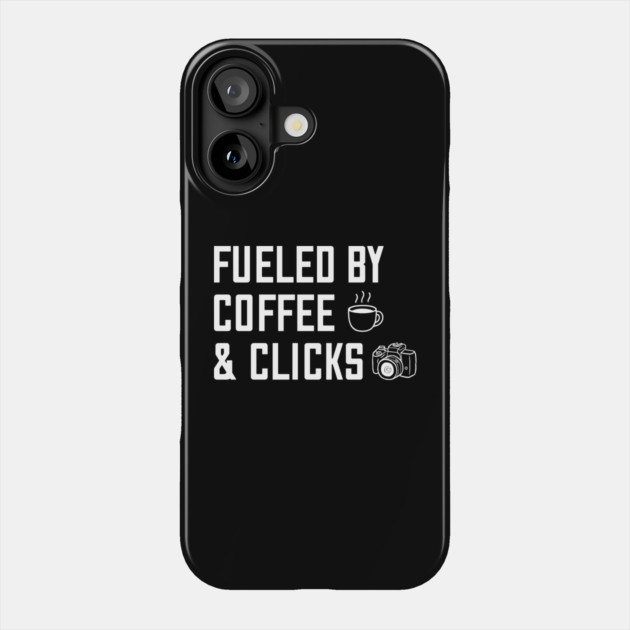 Fueld By Coffee & Clicks Phone Case by Litehouse Tees