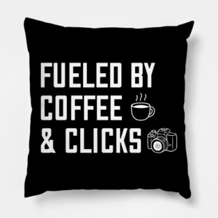 Fueld By Coffee & Clicks Pillow