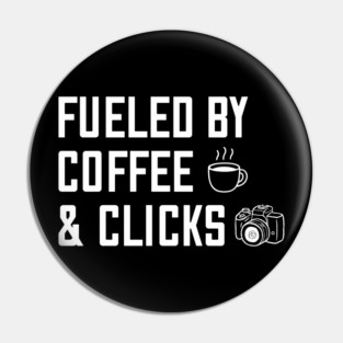 Fueld By Coffee & Clicks Pin