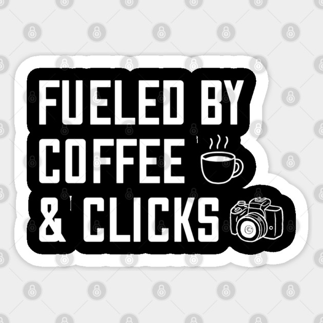 Fueld By Coffee & Clicks Sticker by Litehouse Tees