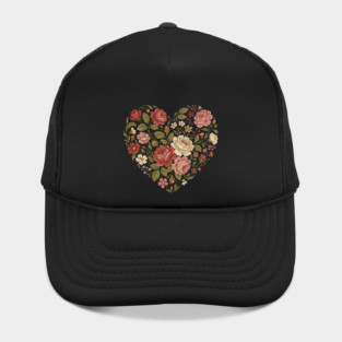 Floral Heart of Love Hat