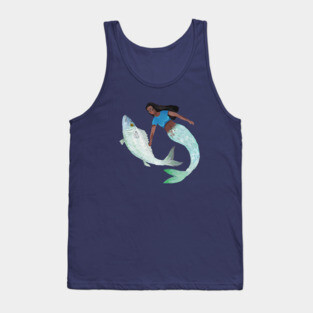 Pisces Warrior Woman Tank Top
