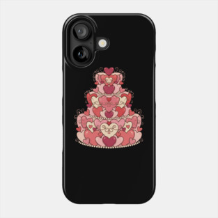 Heart Shaped Cake of Love Phone Case