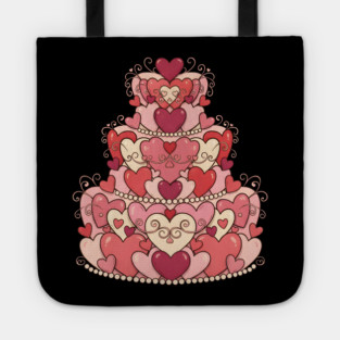 Heart Shaped Cake of Love Tote
