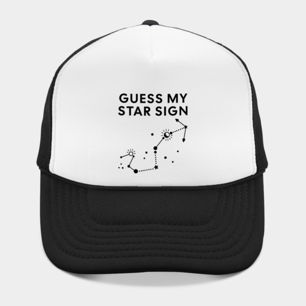 Guess My Star Sign – Scorpio Zodiac, Astrology Constellation - Black Print by Designed By Marty