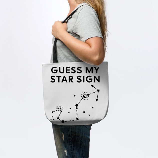 Guess My Star Sign – Scorpio Zodiac, Astrology Constellation - Black Print by Designed By Marty