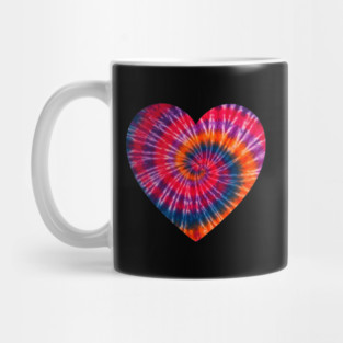 Tie Dye Heart of Love Mug