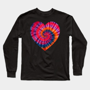 Tie Dye Heart of Love Long Sleeve T-Shirt