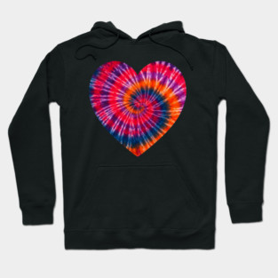 Tie Dye Heart of Love Hoodie