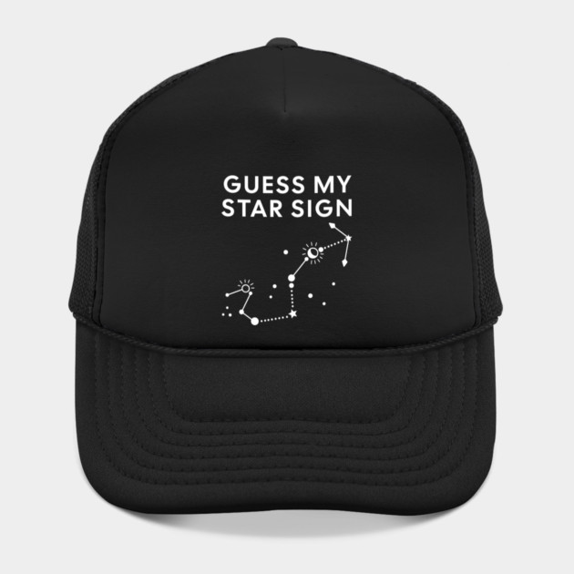 Guess My Star Sign – Scorpio Zodiac, Astrology Constellation - White Print by Designed By Marty