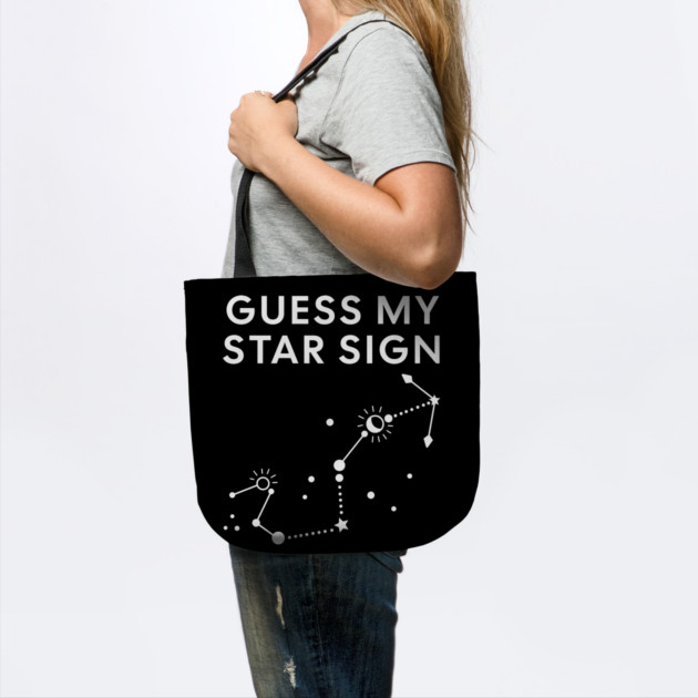 Guess My Star Sign – Scorpio Zodiac, Astrology Constellation - White Print by Designed By Marty