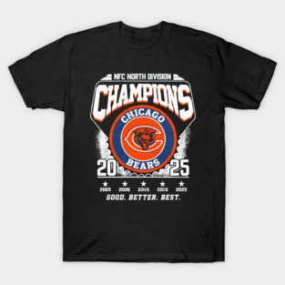 Chicago Bears 2025 NFC North Champions division 2025 T-Shirt