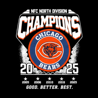 Chicago Bears 2025 NFC North Champions division 2025 Sticker