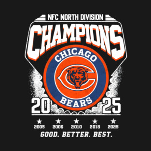 Chicago Bears 2025 NFC North Champions division 2025 Hat