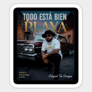 Todo Está Bien Playa Sticker