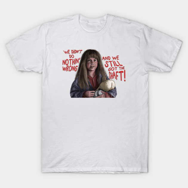 Christmas Vacation: Ruby Sue Got The Shaft T-Shirt by 51Deesigns