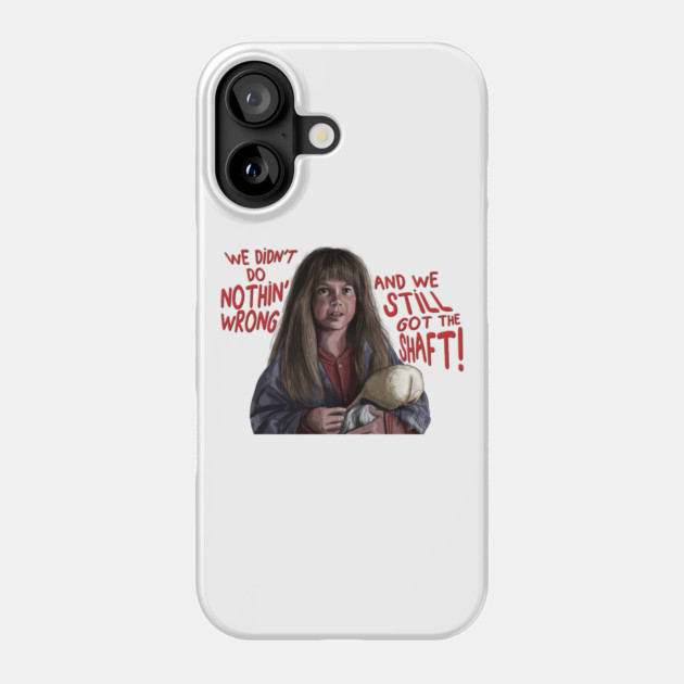 Christmas Vacation: Ruby Sue Got The Shaft Phone Case by 51Deesigns