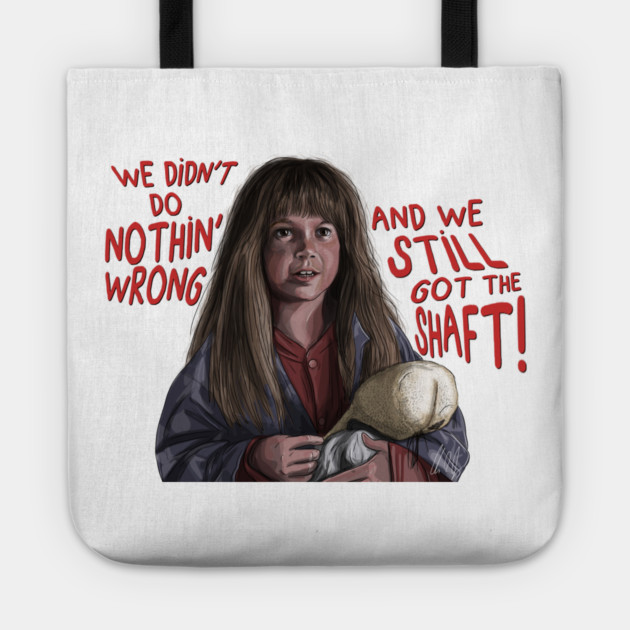 Christmas Vacation: Ruby Sue Got The Shaft Tote by 51Deesigns