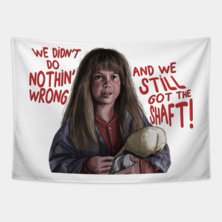 Christmas Vacation: Ruby Sue Got The Shaft Tapestry