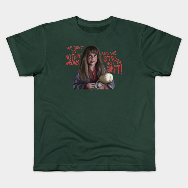 Christmas Vacation: Ruby Sue Got The Shaft Kids T-Shirt by 51Deesigns