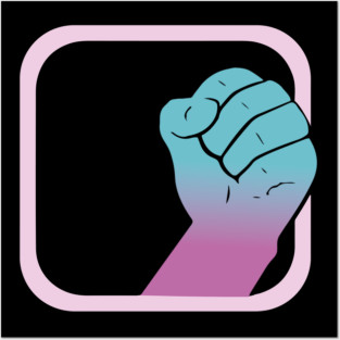 Fist icon Posters and Art