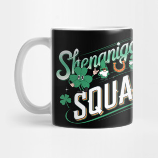 Shenanigans Squad St Patrick’s Day Irish Shamrock Gnomies Mug