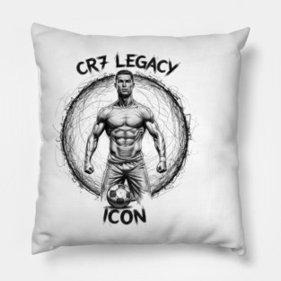Cristiano Ronaldo CR7 | Legacy Icon Design – Built to Dominate Pillow