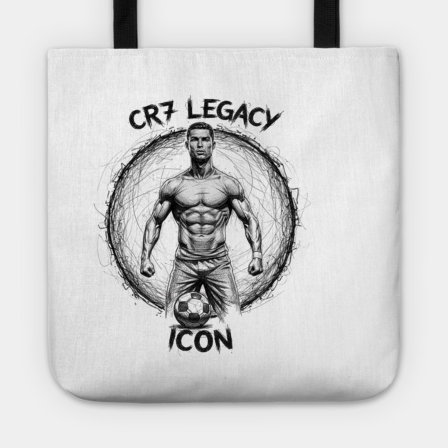 Cristiano Ronaldo CR7 | Legacy Icon Design – Built to Dominate Tote by Muhammad Naveed Khan