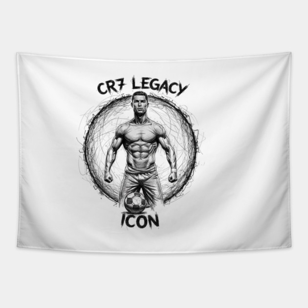 Cristiano Ronaldo CR7 | Legacy Icon Design – Built to Dominate Tapestry by Muhammad Naveed Khan