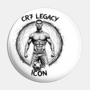 Cristiano Ronaldo CR7 | Legacy Icon Design – Built to Dominate Pin