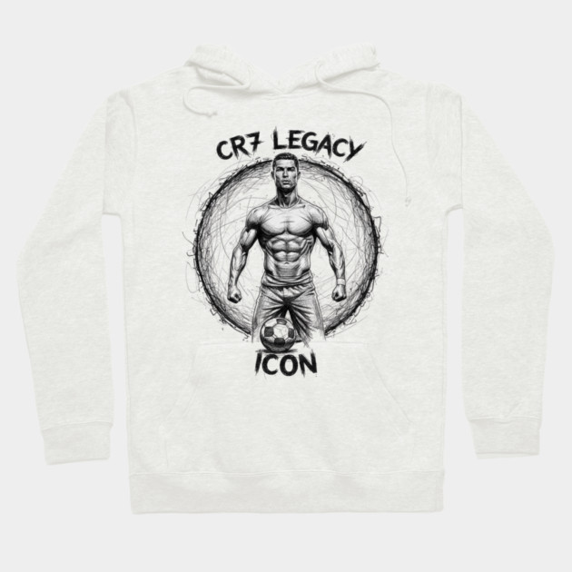 Cristiano Ronaldo CR7 | Legacy Icon Design – Built to Dominate Hoodie by Muhammad Naveed Khan