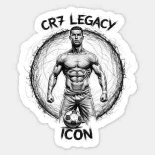 Cristiano Ronaldo CR7 | Legacy Icon Design – Built to Dominate Sticker
