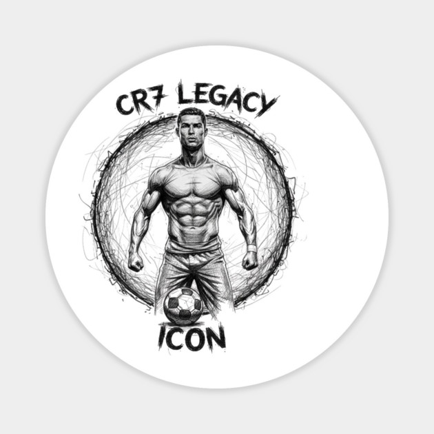 Cristiano Ronaldo CR7 | Legacy Icon Design – Built to Dominate Magnet by Muhammad Naveed Khan