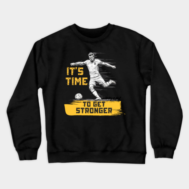 It’s Me | Harry Kane Design – Pure Striker Mentality Crewneck Sweatshirt by Muhammad Naveed Khan
