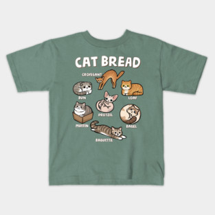 Cat Bread Kids T-Shirt