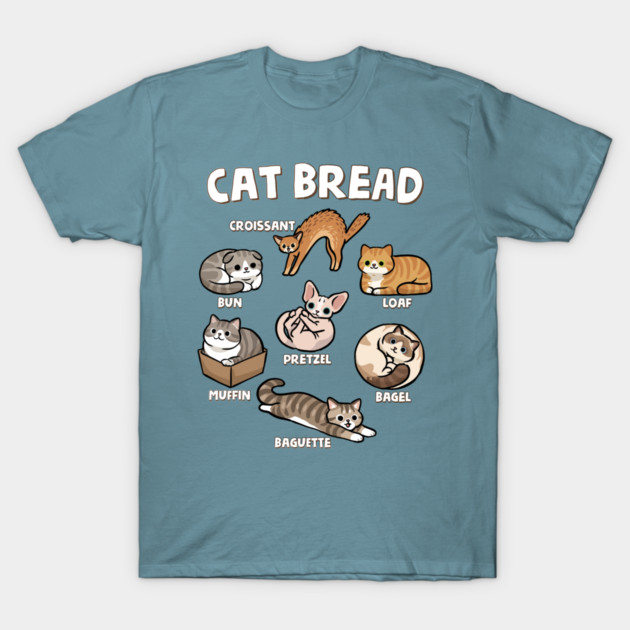 Cat Bread T-Shirt by GoshWow®