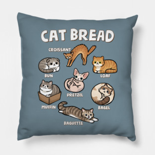 Cat Bread Pillow