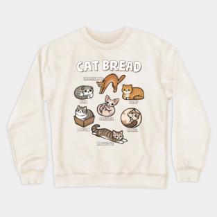 Cat Bread Crewneck Sweatshirt