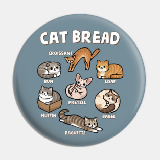 Cat Bread Pin